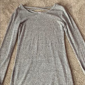 grey sweater dress